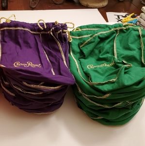 COPY - Over 100  Crown Royal and Crown Apple bags